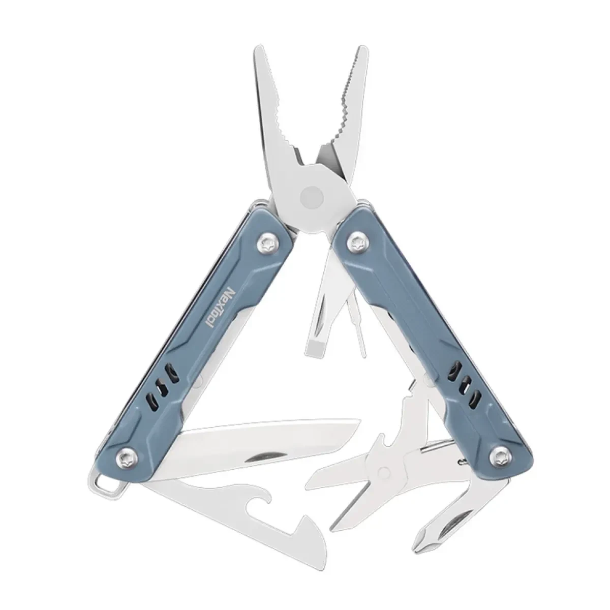 Мультитул NexTool Mini Sailor Pliers S11, голубой (NE20156B, NE20156D) Okean - ТОП, фото 1
