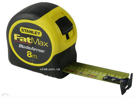 Рулетка STANLEY FatMax измерительная с защитным покрытием для профессионалов и домашних мастеров