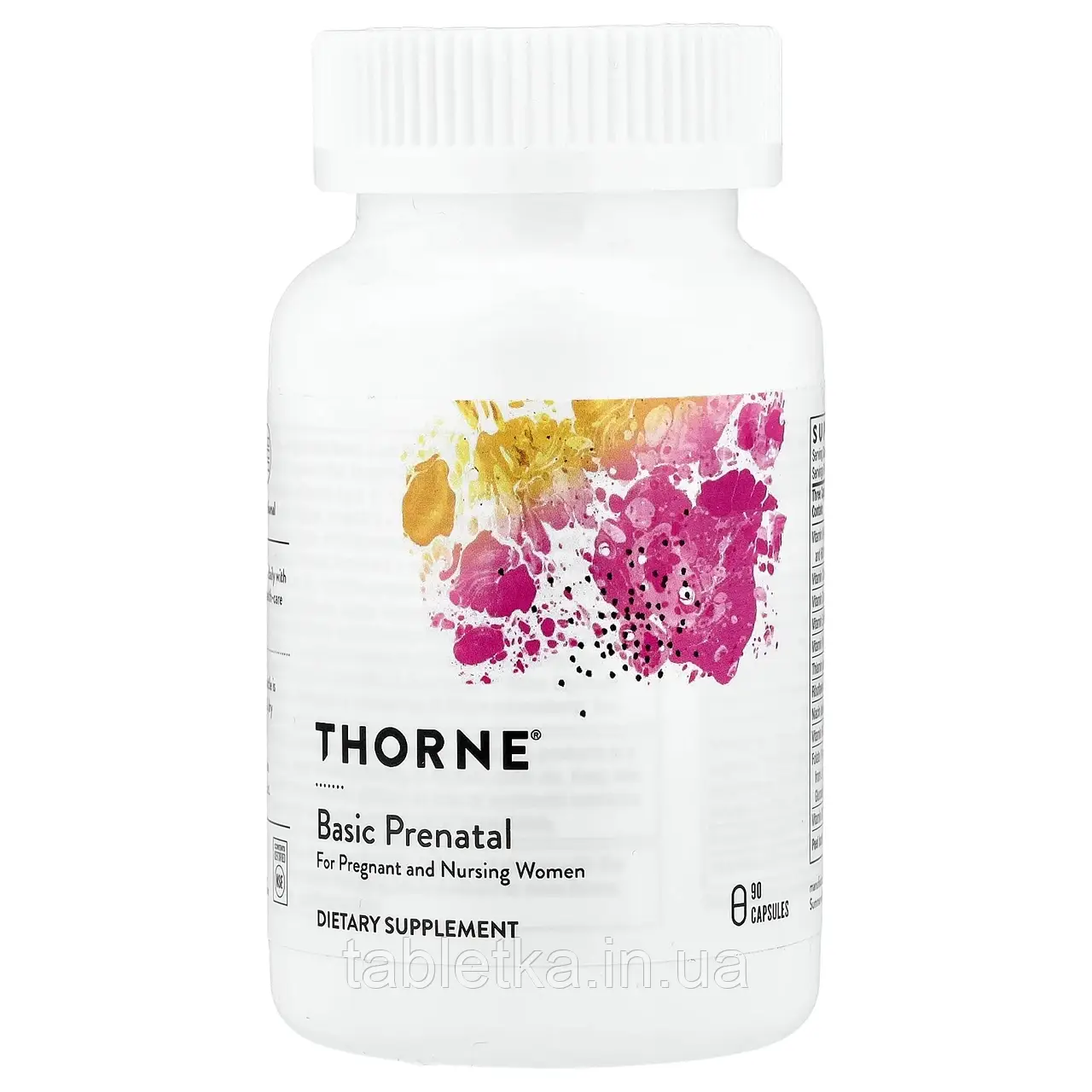 Thorne Research, Basic Prenatal, 90 капсул