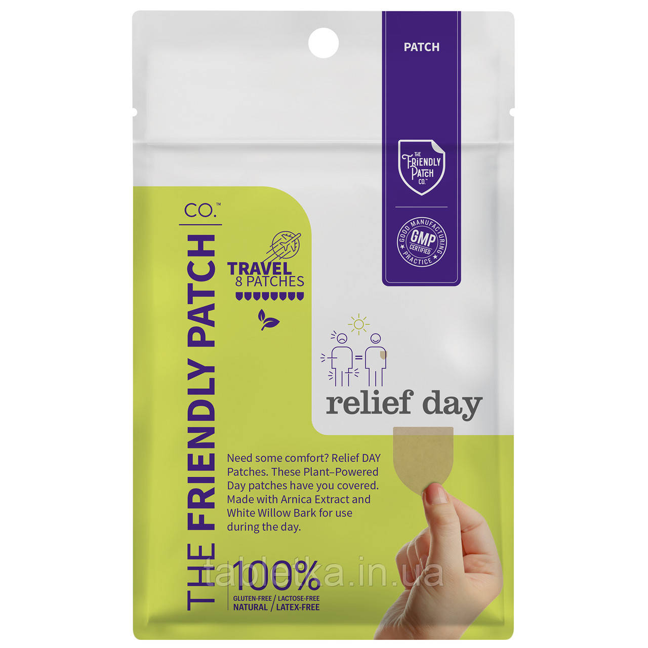 The Friendly Patch, патчі для подорожей, Relief Day, 8 патчів