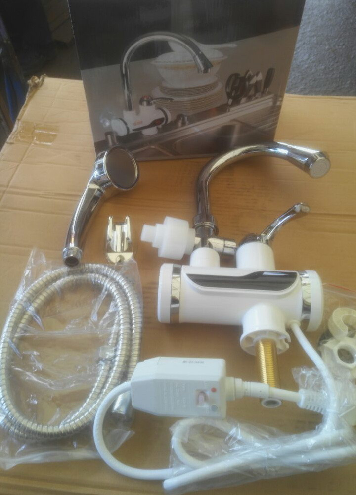 Проточный водонагреватель на умывальник с подключением душа - фото 3 - id-p526692138