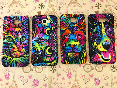 TPU чохол із тваринами для Samsung Galaxy A3 2017 Duos SM-A320 (4 різновиди)