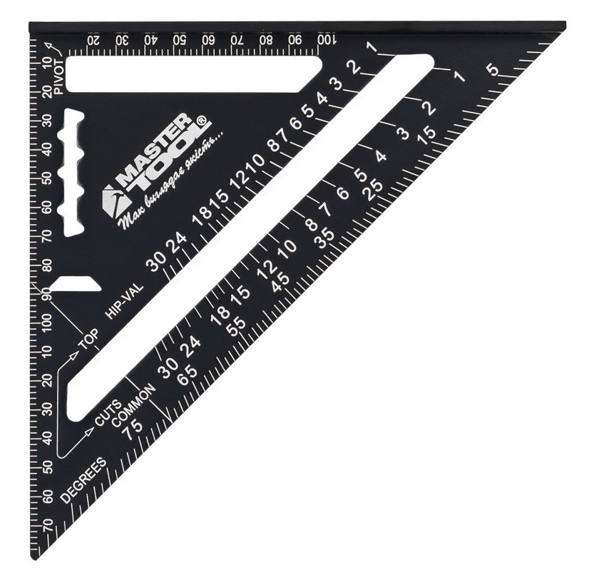 Угольник плотника MASTERTOOL SWANSON 180 мм (30-3518) 4655968
