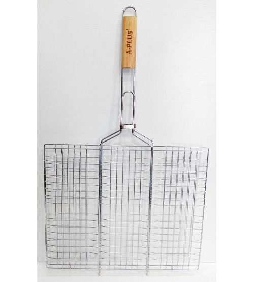 Решітка для гриля і барбекю 36х46х2 см А-Плюс AP-1839