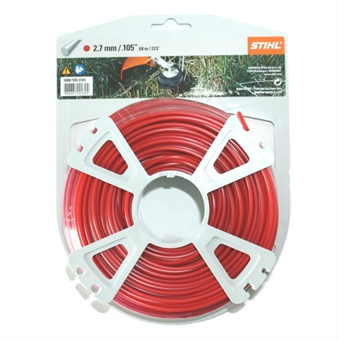 Косильна струна Stihl, діаметром 2,7 мм х 68 м. Квадратна