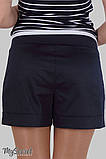 Вільні шорти для вагітних Simple SH-27.011 темно-сині, розмір 50, фото 4