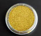 Блискітки глітер золото (розмір 0,09 мм). Баночка 3 мл.
