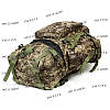 Туристичний армійський суперміцкий рюкзак на 75 літрів Український піксель. Армія туризм полювання, фото 6