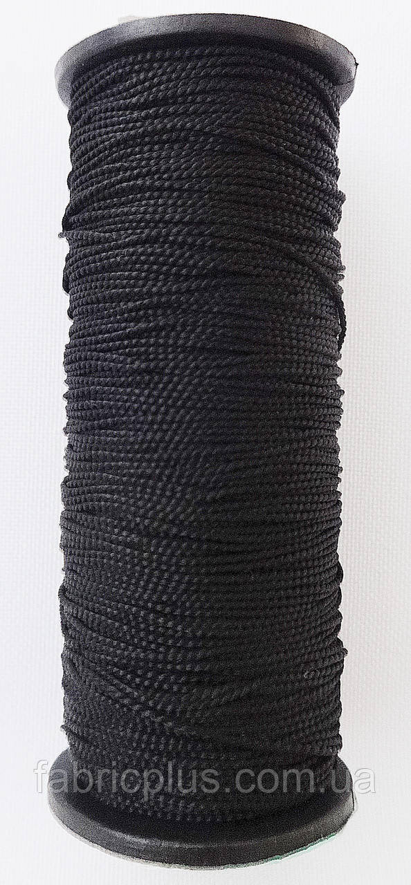 Нитка капронова чорна ( Текс-187/50 м) взуттєва