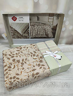 Постельное белье фланелевое байковое Cotton Box семейный размер Roof