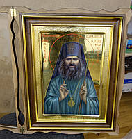 Золочення сусальним золотом ікон Святого Іоанна Шанхайського., фото 4