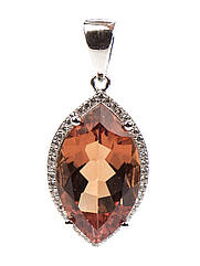 Підвіска срібна з султанітом Т-4040