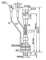 Тиристор ТБ271-250-8 (10, 12)