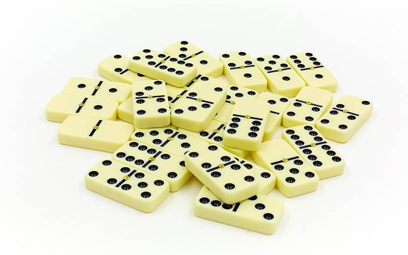 Настольная игра домино в деревянном футляре 5010E - фото 3 - id-p526917664
