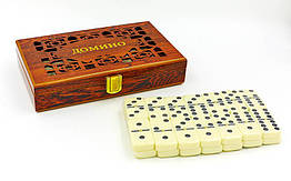 Настільна гра доміно в дерев'яному футлярі 5010E