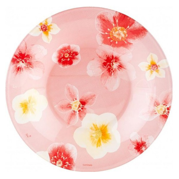 Тарілка глибока Luminarc Poeme Rose d21,5 см ударостійке скло (17341)
