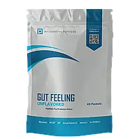 Gut Feeling Travel Sachets — Unflavored — Підтримка ШКТ (без ароматизаторів), 45 стіків, MFD 07/03/2025+3 роки