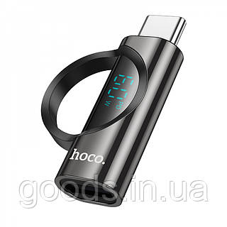 Адаптер USB C Lightning | Hoco UA32A | Чорний
