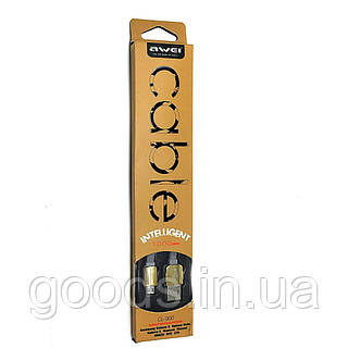 Кабель Micro USB 2A 1м Awei CL-900 сірий