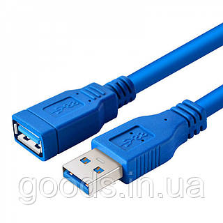 Удлинитель USB 0.3 м | Blue