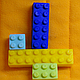 Молд силіконовий для мастики та шоколаду Лего набір 8,0 см 7,2 см, фото 3