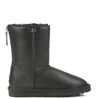 UGG Bailey ZiP. Classic Short Leather Black 40 размер