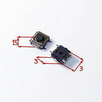 Кнопка ТАКТОВАЯ SMD 4 PIN 3*3*1.5 3x3x1.5 мм