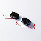 Кнопка ТАКТОВА SMD 2 PIN 3*4*2 3x4x2 мм