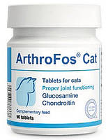 641820 Dolfos ArthroFos Cat комплекс для котов с глюкозамином и хондроитином, 90 шт