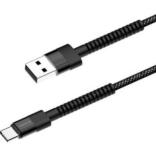 Дата кабель USB 2.0 AM to USB-C 1.0m 2.4А black ColorWay (CW-CBUC063-BK) NTN