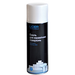 Емаль для кераміки Lider білий 400мл
