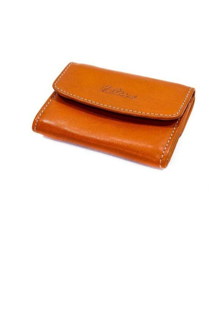 Гаманець жіночий катана шкіряний помаранчевий 853032, фото 1