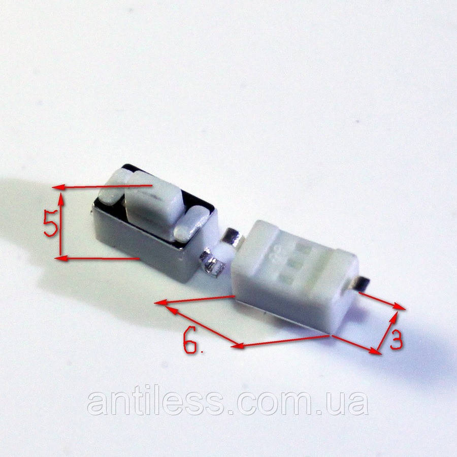 Кнопка 2 PIN SMD 3*6*5 3x6x5 мм