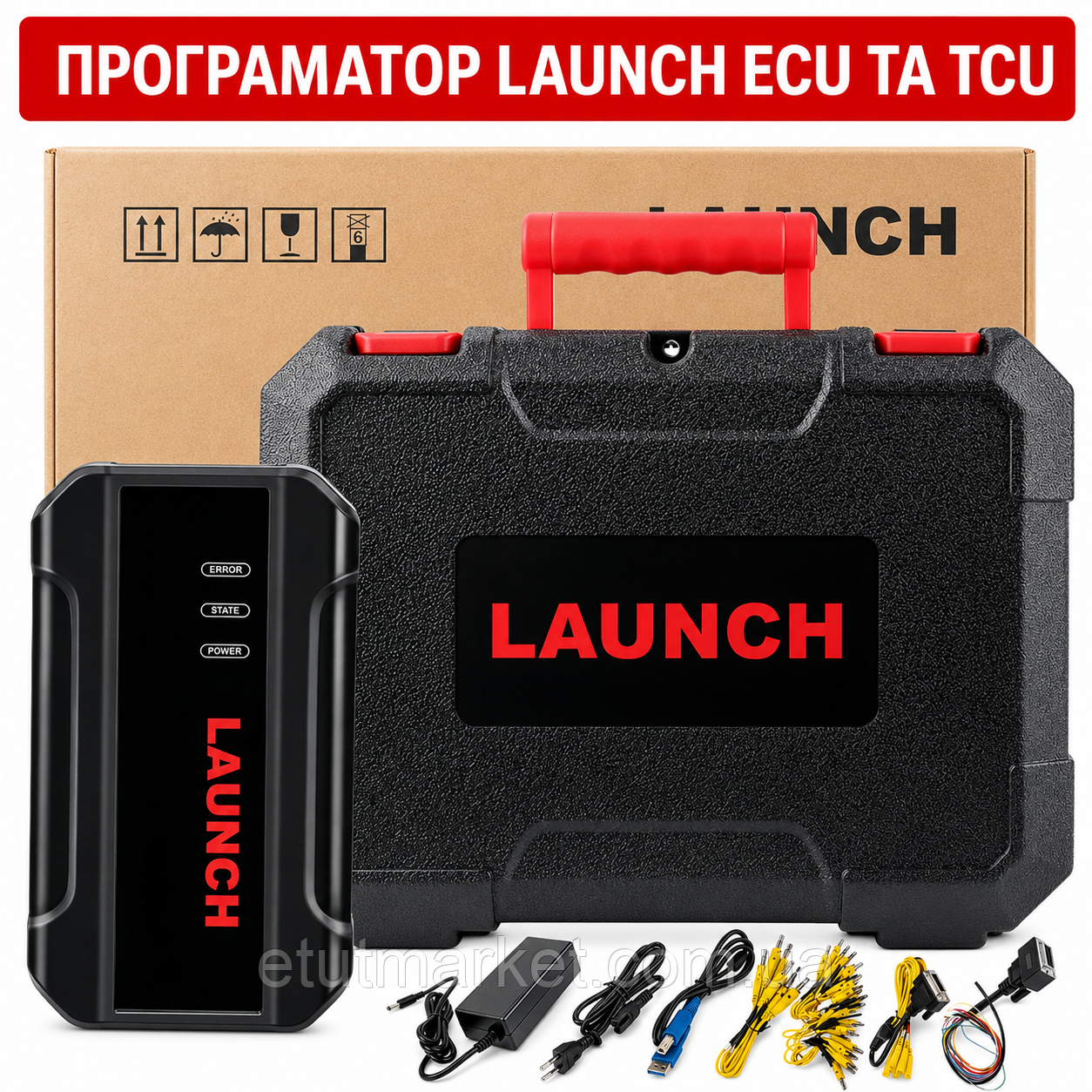 Програматор LAUNCH X-431 ECU & TCU Programmer для клонування блоків ECU TCU EEPROM FLASH, фото 1