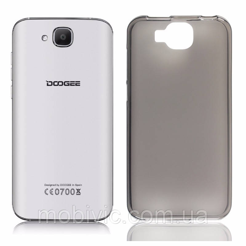 Силіконовий чохол для Doogee X9 Mini (grey)