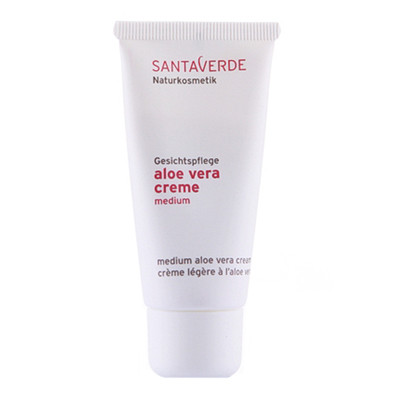 Крем для обличчя з алое віра живильний без запаху Santa Verde, 50мл