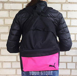 Спортивний жіночий рюкзак-портфель Puma рожевий