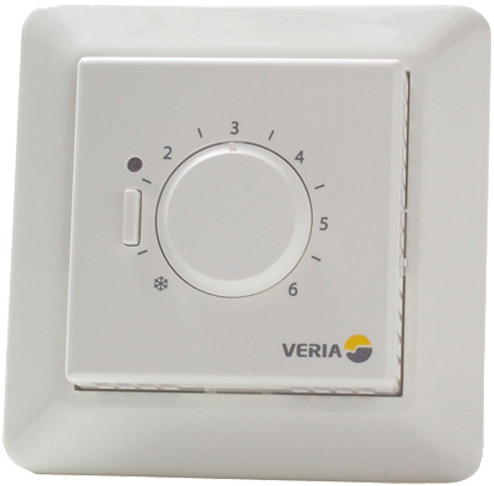 Механічний терморегулятор для теплої підлоги Veria Control В45 з датчиком температури підлоги