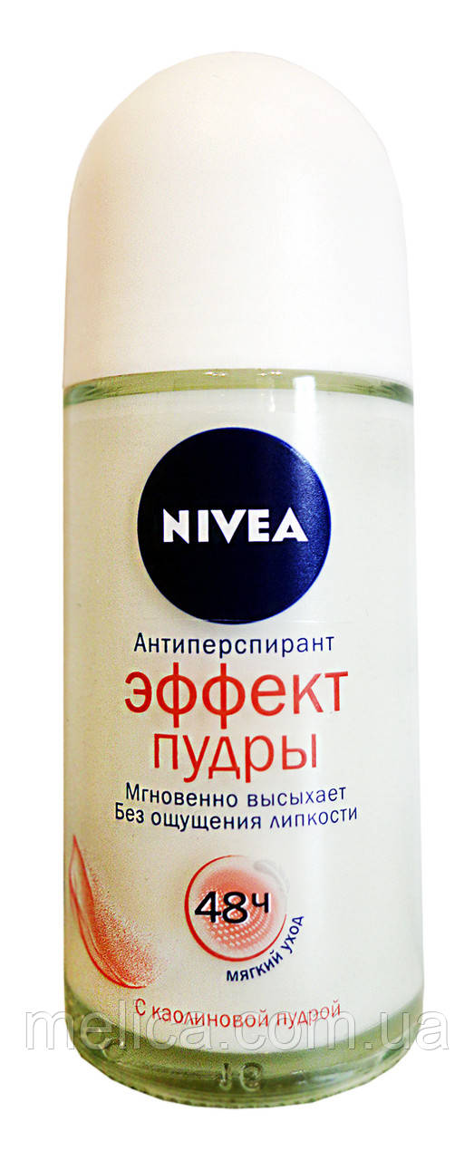Антиперспирант шариковый Nivea Эффект пудры - 50 мл. - фото 1 - id-p527255331