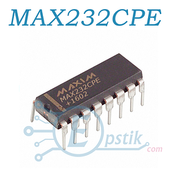 MAX232EPE багатоканальний прийомо-передавач RS-232 UART DIP16