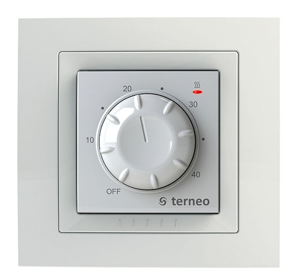 Терморегулятор механический (ручной) для теплого пола Terneo rtp unic (белый) - фото 1 - id-p474205406