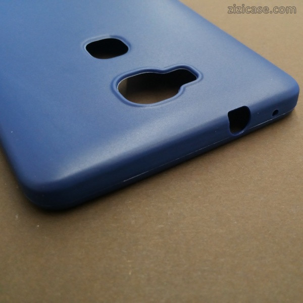 Силіконовий матовий чохол для Huawei Honor 5X (синій)