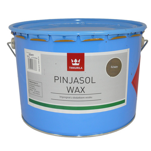 Кольорове просочення з додаванням воску PINJASOL WAX (Тіккурило) сірий