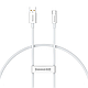 Кабель Data Cable Baseus Superior Series Type-C 100Вт 0.25м белый ABS TPE для зарядки и передачи данных - фото 1 - id-p3211818665