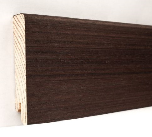 Плінтус дерев'яний шпонований Венге, фото 1