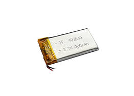 Акумулятор літій-полімерний 3,7 V 380mAh (39 х 19 х 3,5 мм)