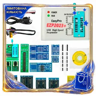 DM USB программатор EZP2023+ спецификация 2.2 с адаптерами для EEPROM 24 25 93 95 и FLASH 25 для ремон SPE|LZ
