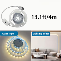 Светодиодная лента с датчиком движения для переключателя LED WD-4M теплый 4 метра