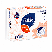 Гигиенические прокладки Normal Clinic Ultra Cotton Feeling 5 капель 8 шт