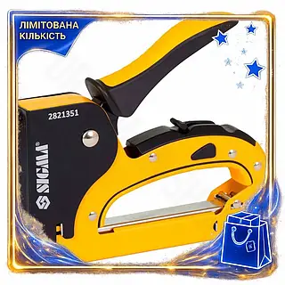 DM Степлер рессор типа спецификация 2.2 Sigma 4-14 мм для крепления фанеры и ДСП металлический с регул SPE|LZ